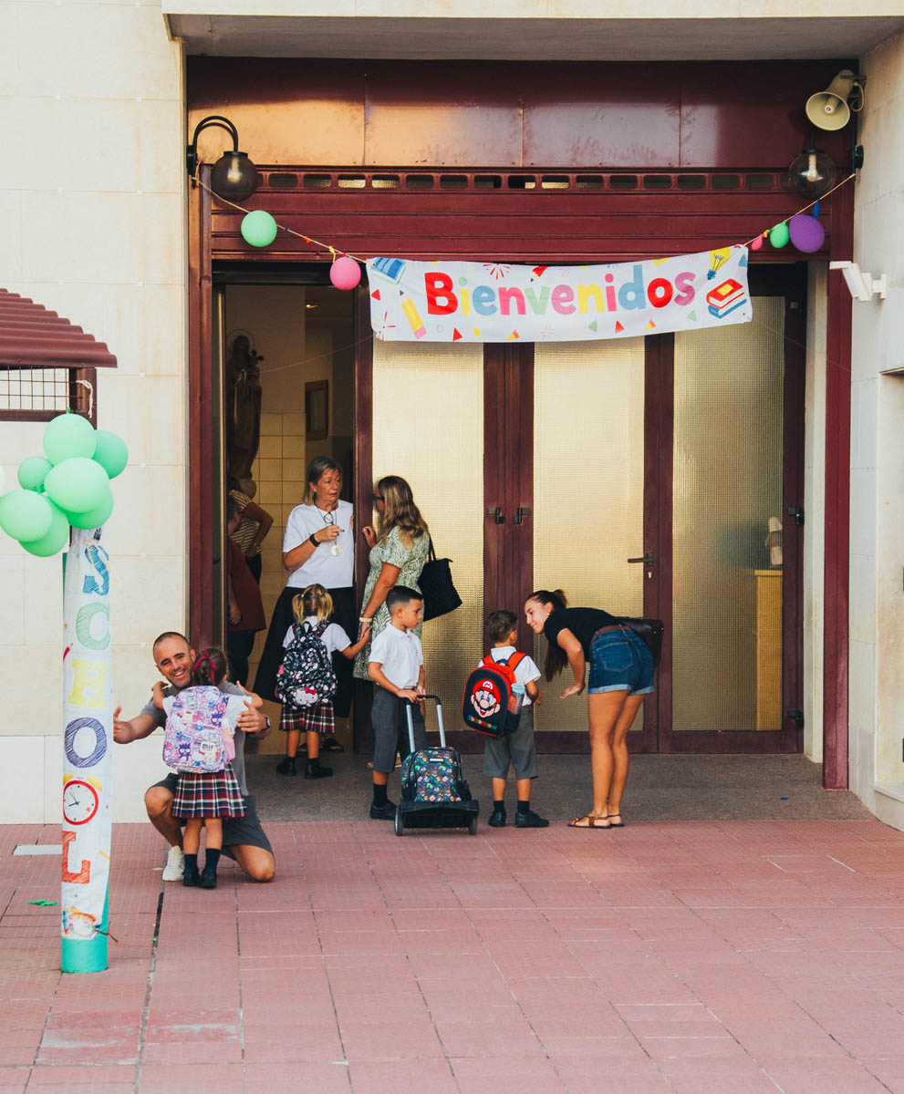 Entrada al colegio